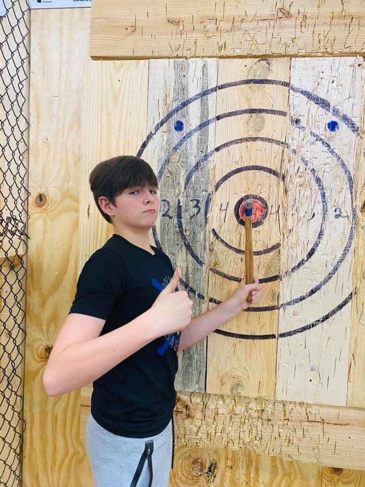 Traditional axe throwing